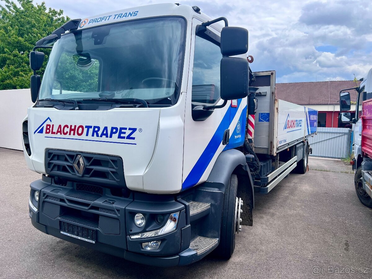 Renault D 280, 18 000kg, valník s rukou, 2019