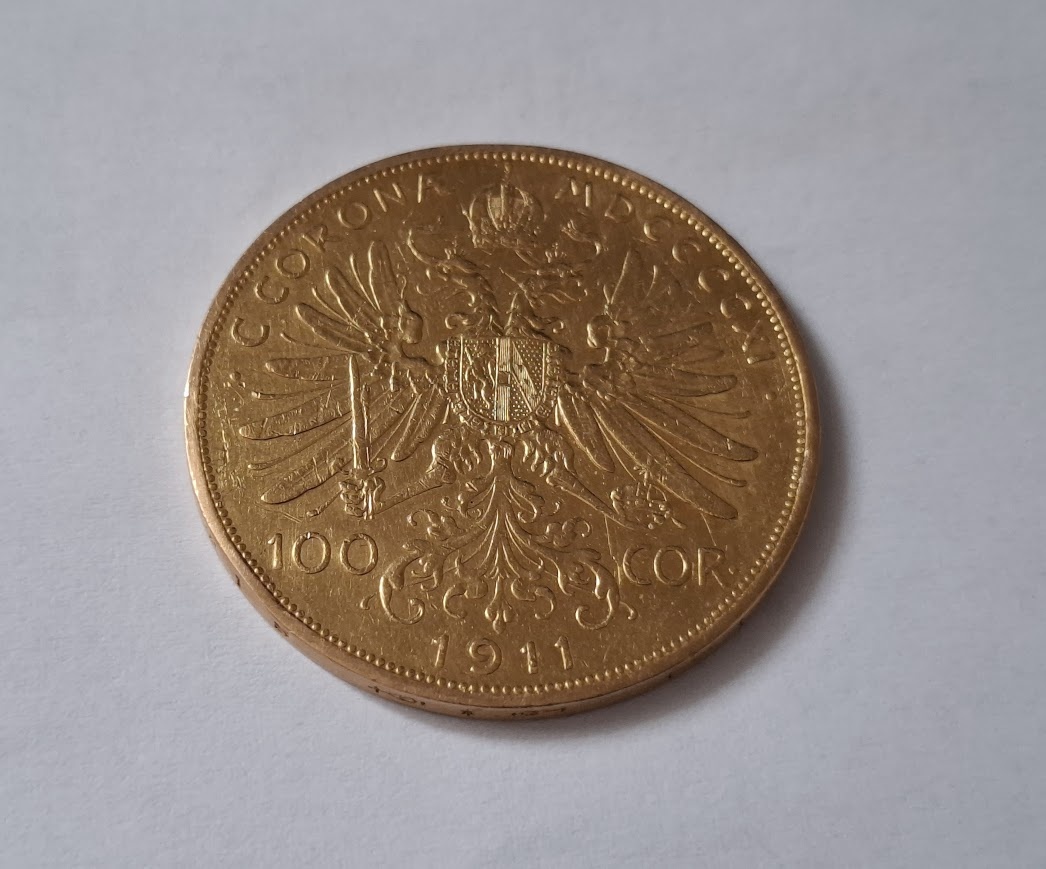 MINCE FJ.I.RAKUSKA 100KORONA 1911
