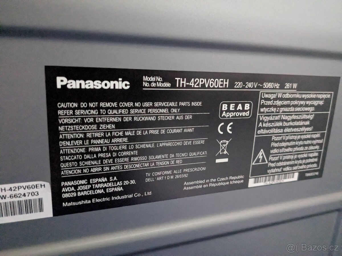 Panasonic TH-42PV60EH
