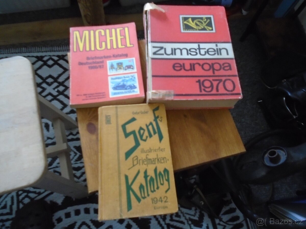 3x Katalog známek ZUMSTEIN, MICHEL, SENF