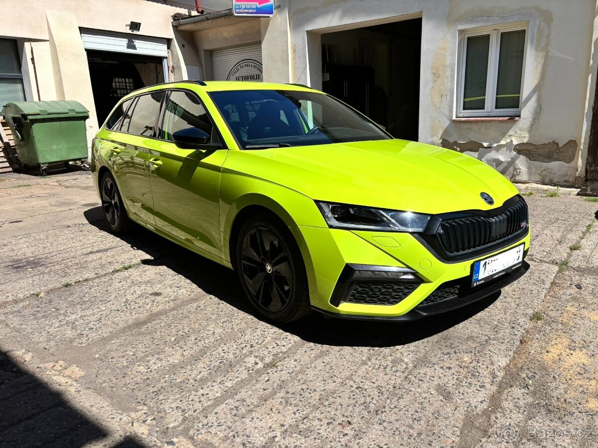 Octavia RS 2.0 TDI, 1.majitel, ČR, Záruka, Tažné, Mamba