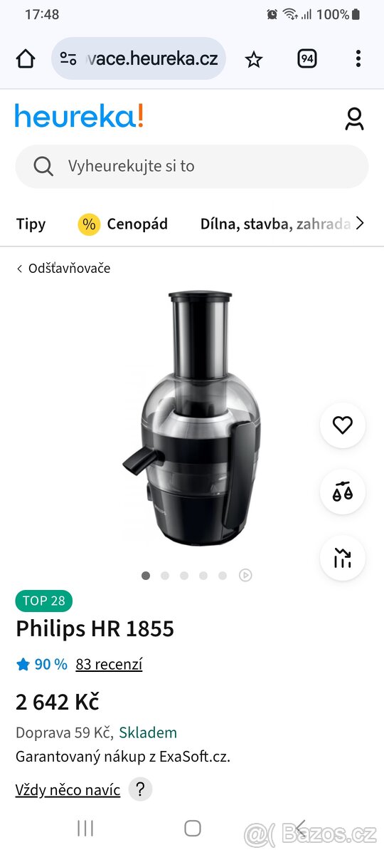 Prodám odšťavňovač