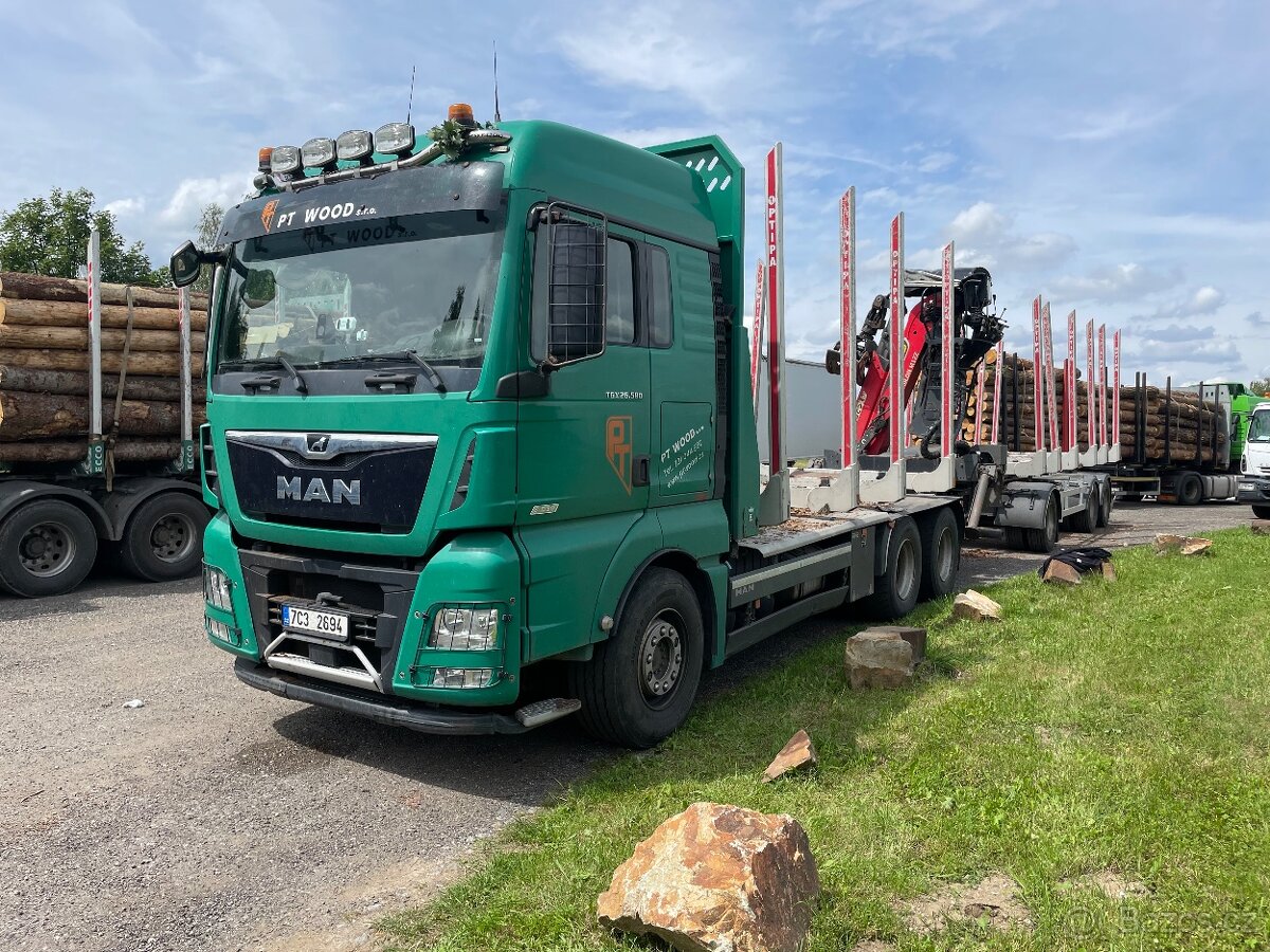 Man tgx 26.580 lesovůz PAVIC 6x4