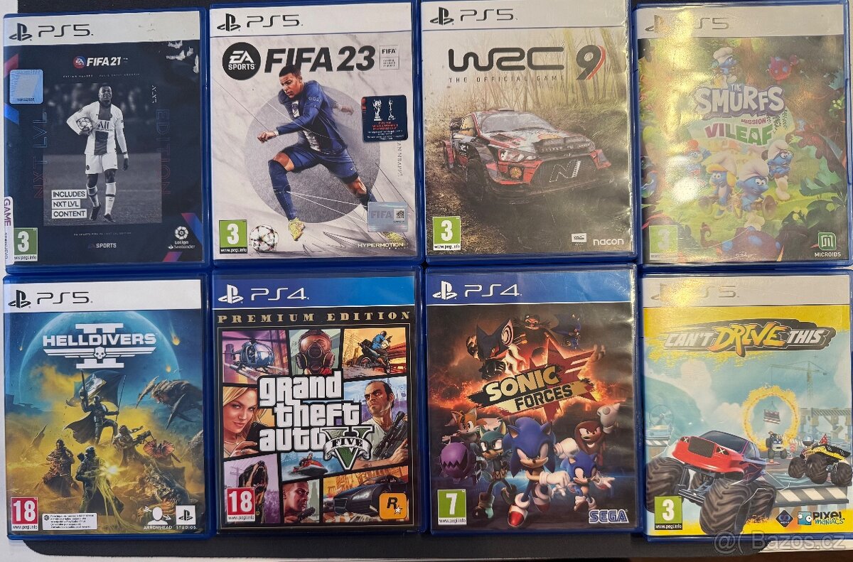 Hry na PS5, PS4