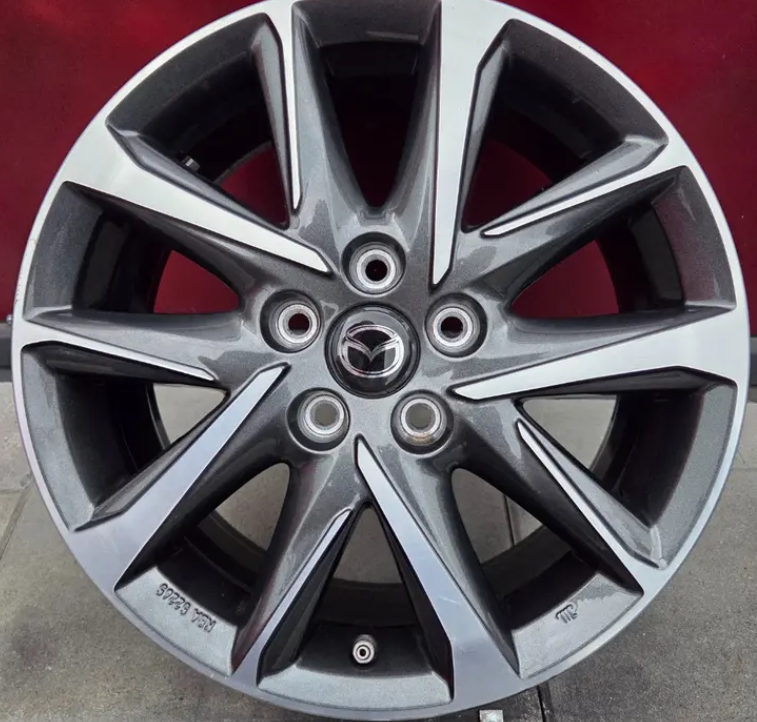 17"-NEJETÉ ALU DISKY 5x114.3 ORIGI MAZDA CX5+ČIDLA
