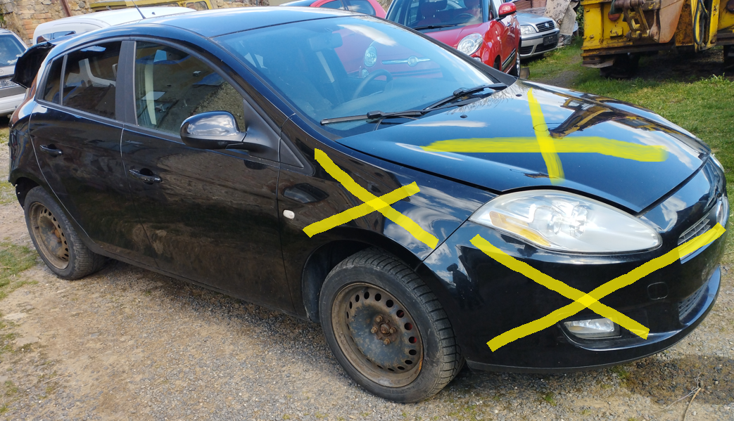 Fiat Bravo 1.6JTD -77kW - 6kvalt ,rozprodám na ND