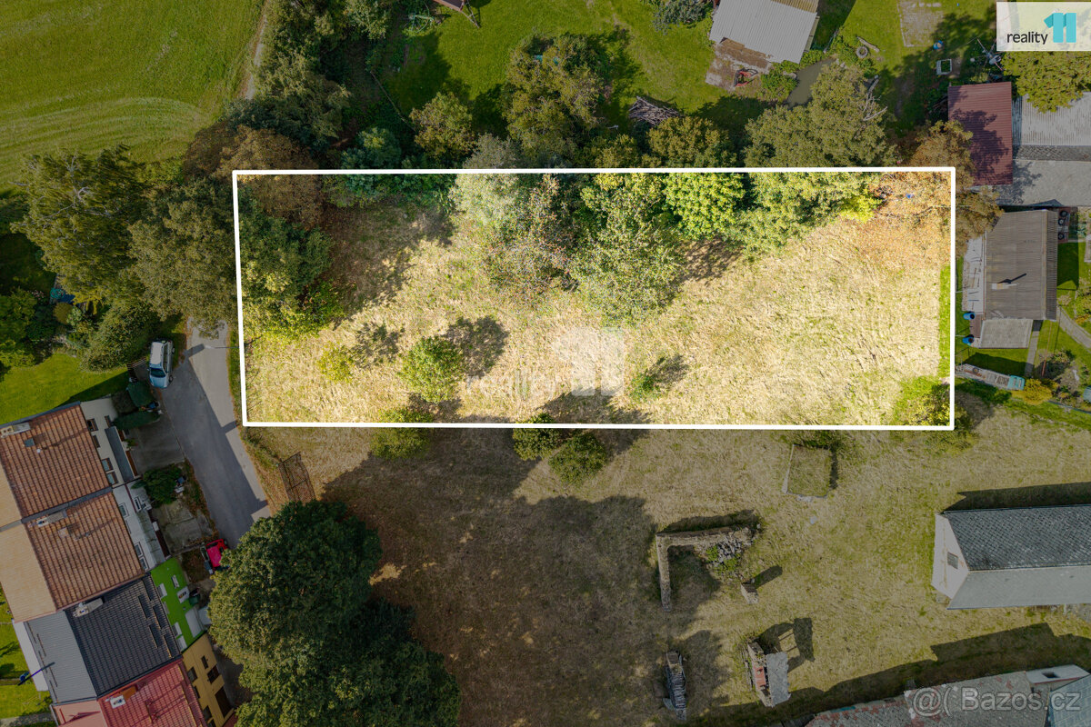 Prodej stavebního pozemku, 1 180 m², Ovesná Lhota