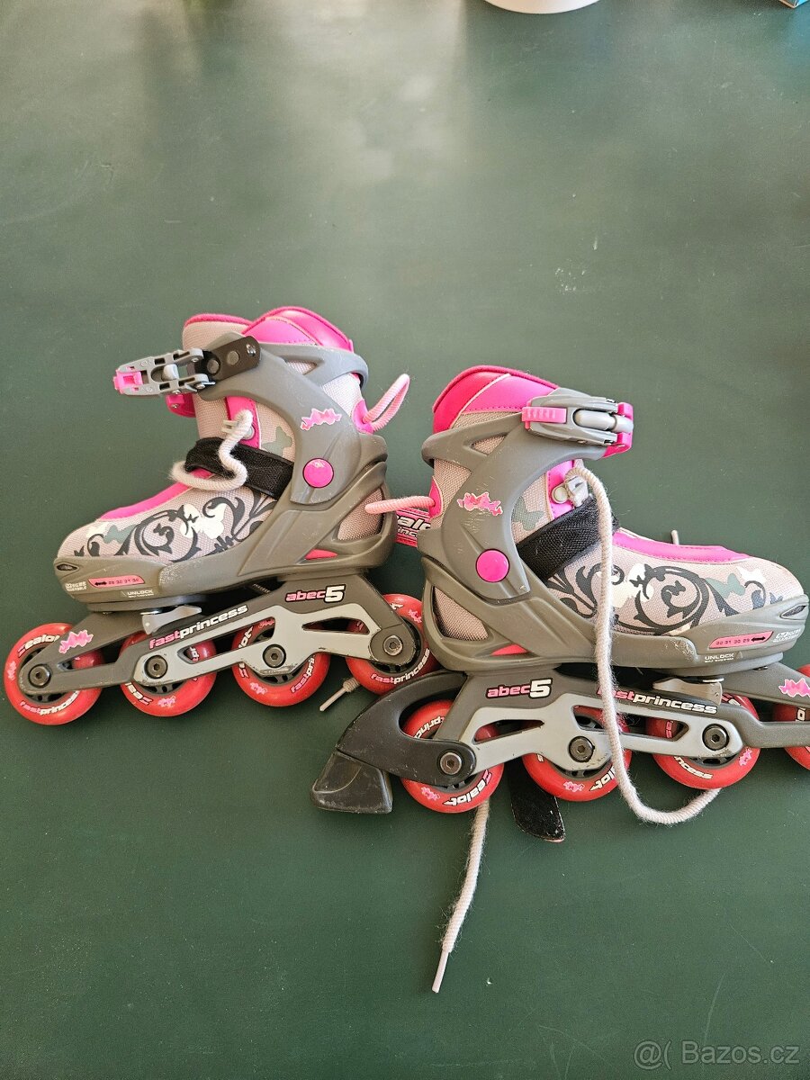 Dívčí kolečkové brusle