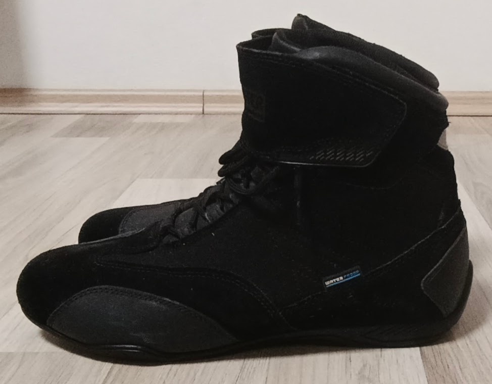 Boty na motorku Booster Run  černé, 44