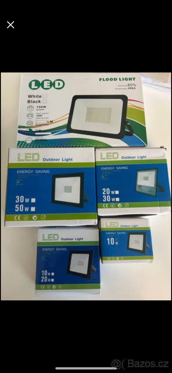 Nová sada venkovních LED světel.