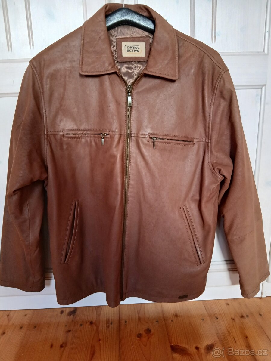 Pánská kožená bunda.