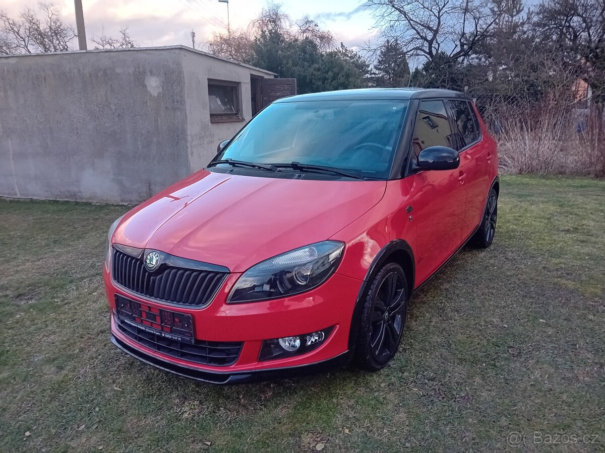 Škoda Fabia II 1.2 TSI Monte-Carlo, velmi pěkný stav