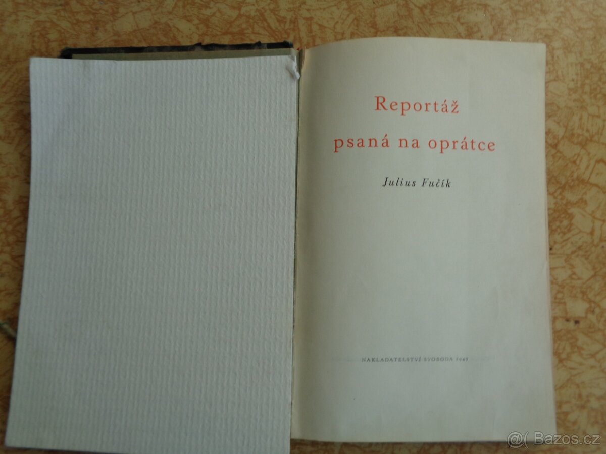 Prodám knihu Reportáž psaná na oprátce retro