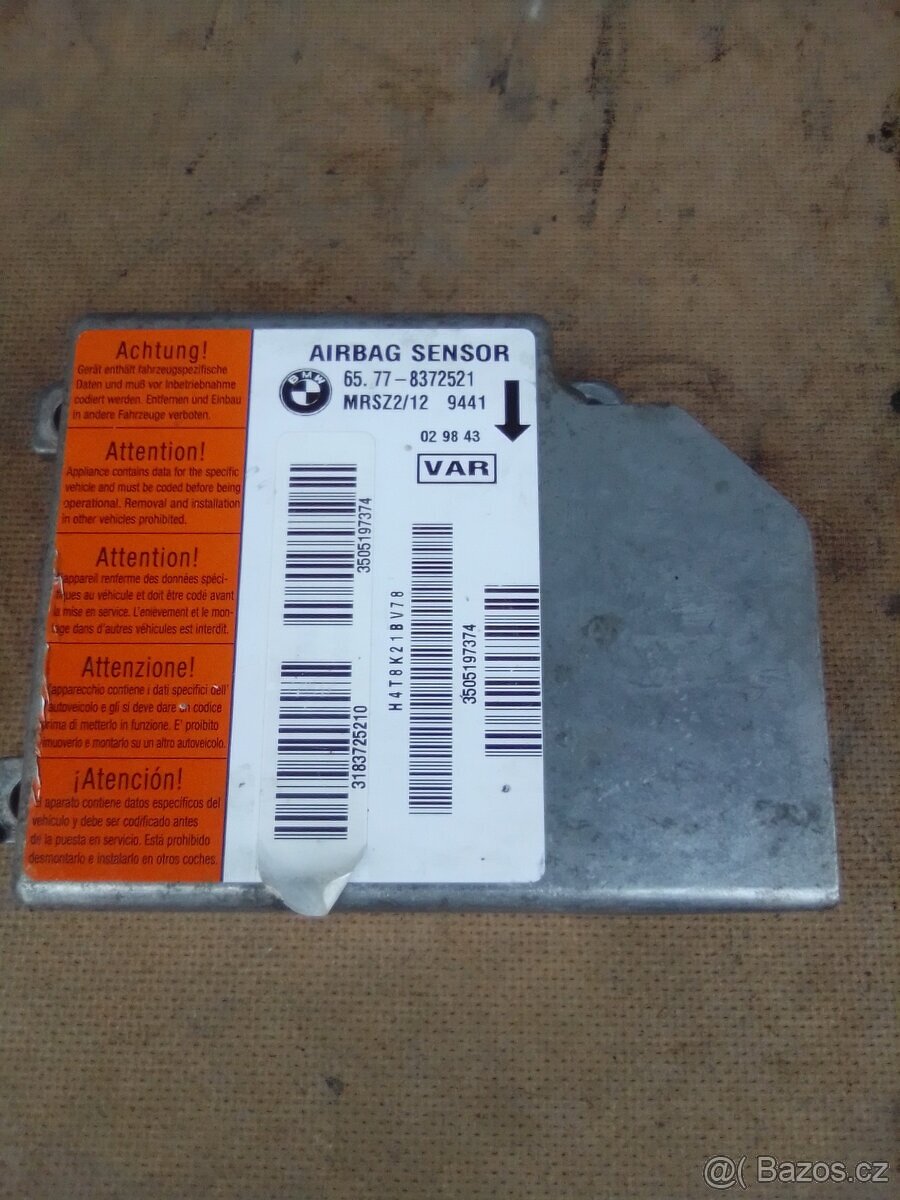 Bmw e39, e38, e53, e46 - Sensor Airbag.