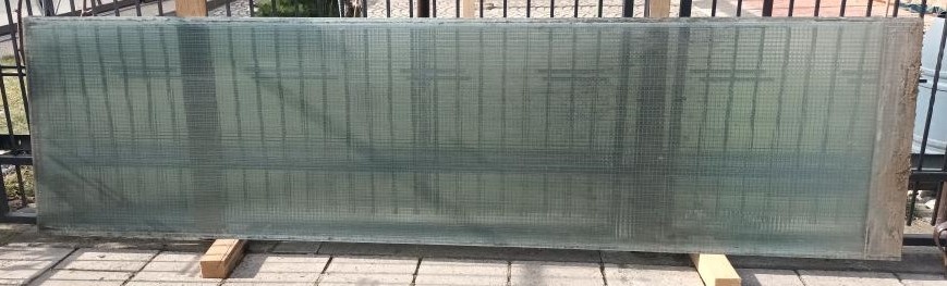 Drátosklo 6mm 289x75cm