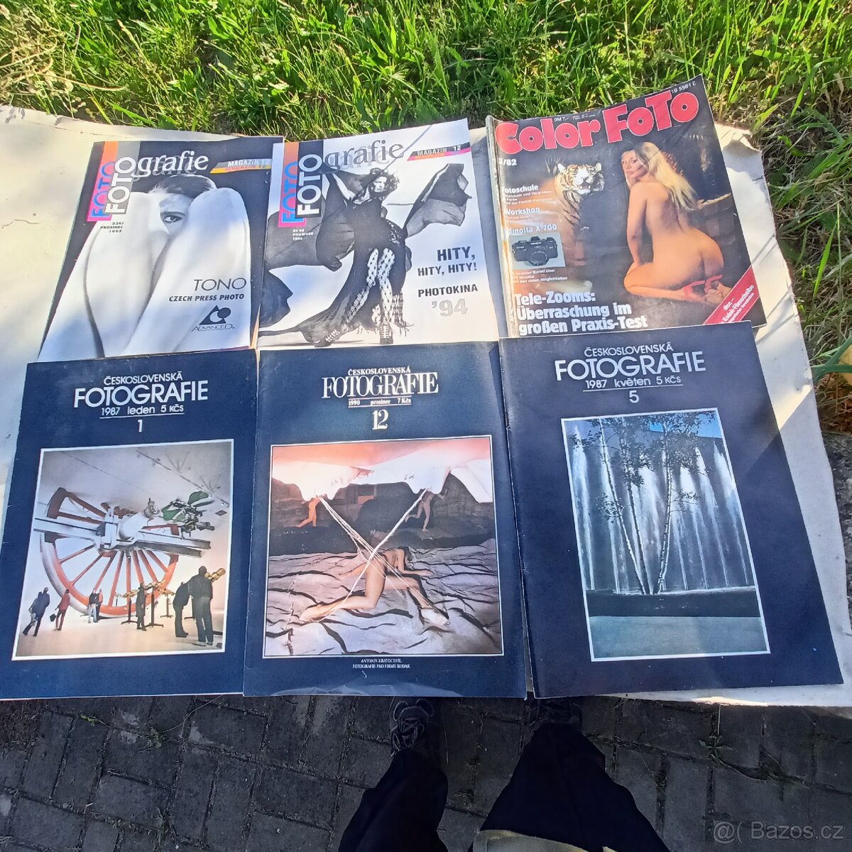 203 kusů časopisů fotografie.
