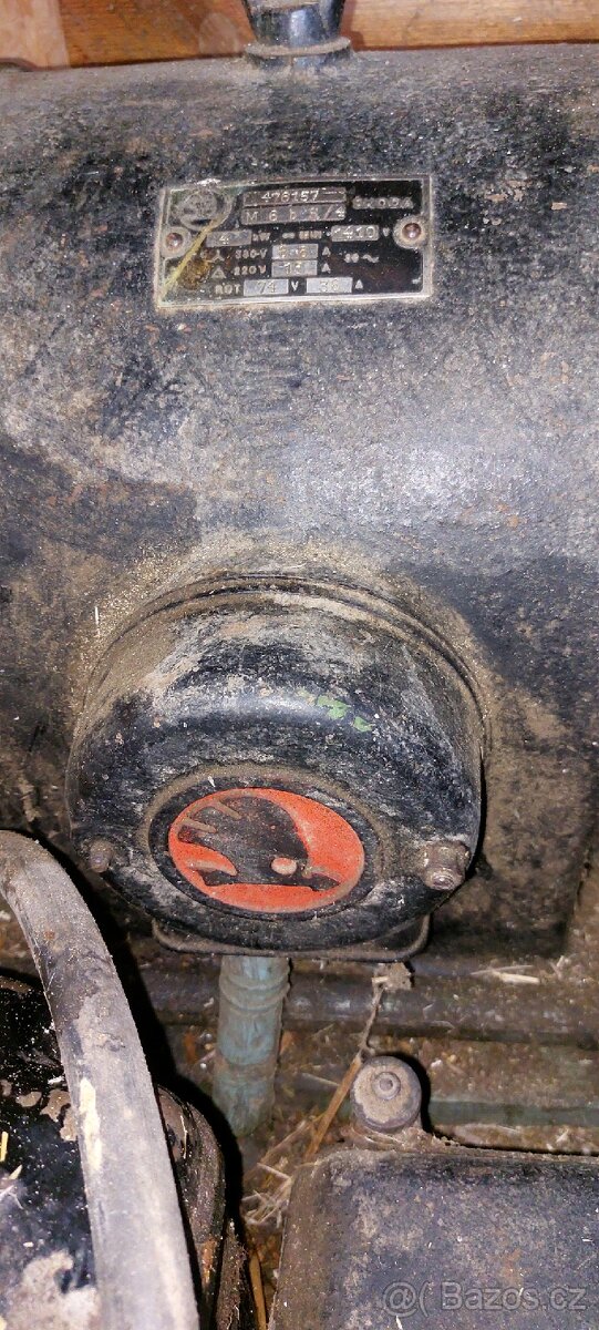 Elektromotor Škoda s reostarem