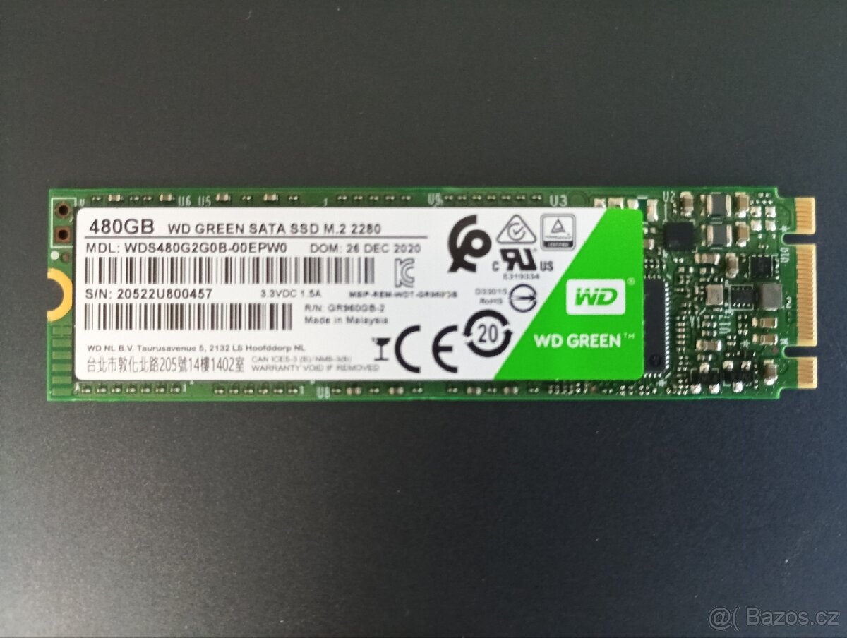 sata ssd 480gb wd green