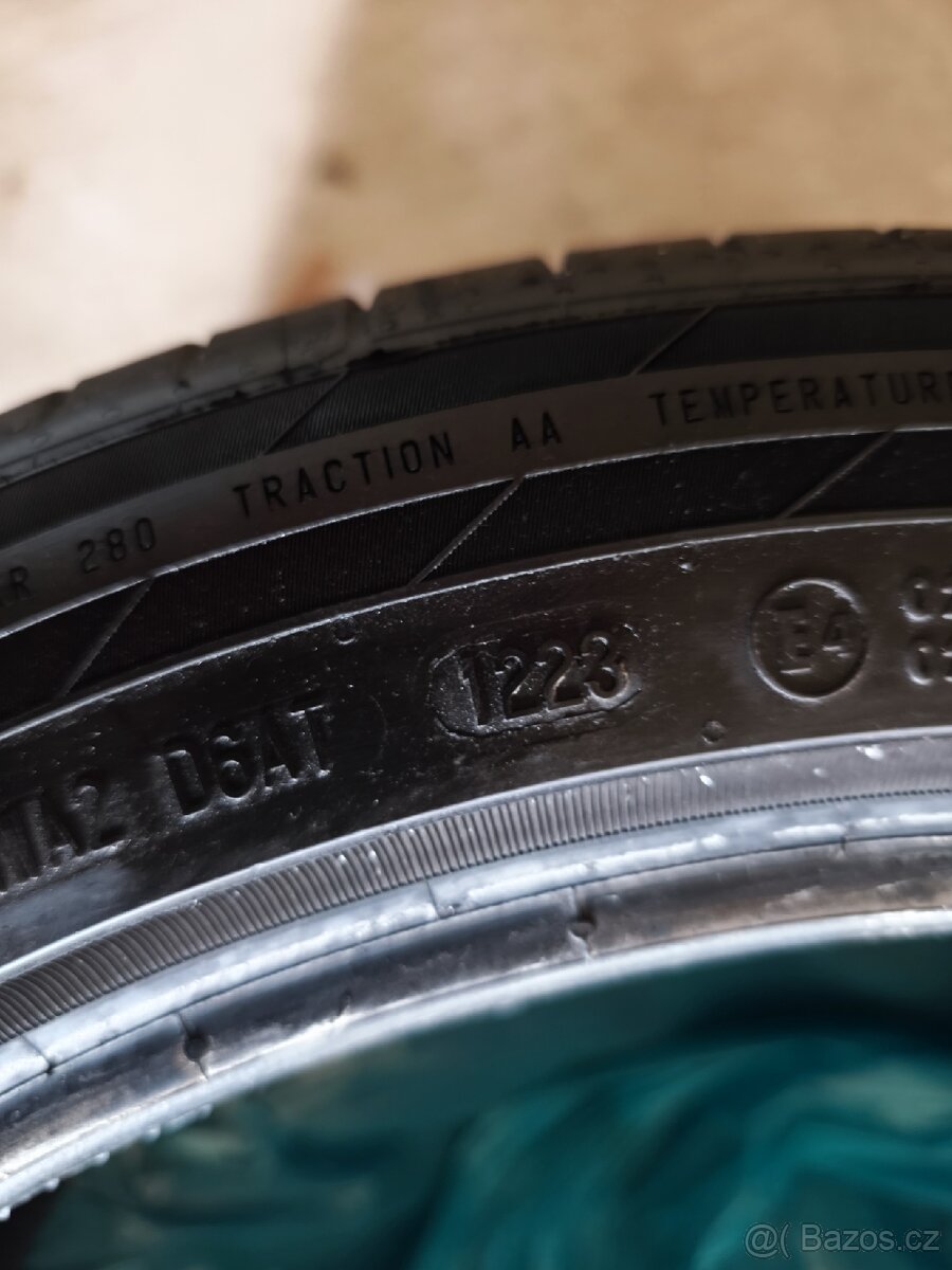 Letni continental 245/45 r19 102y xl extra load. DOT 1223
