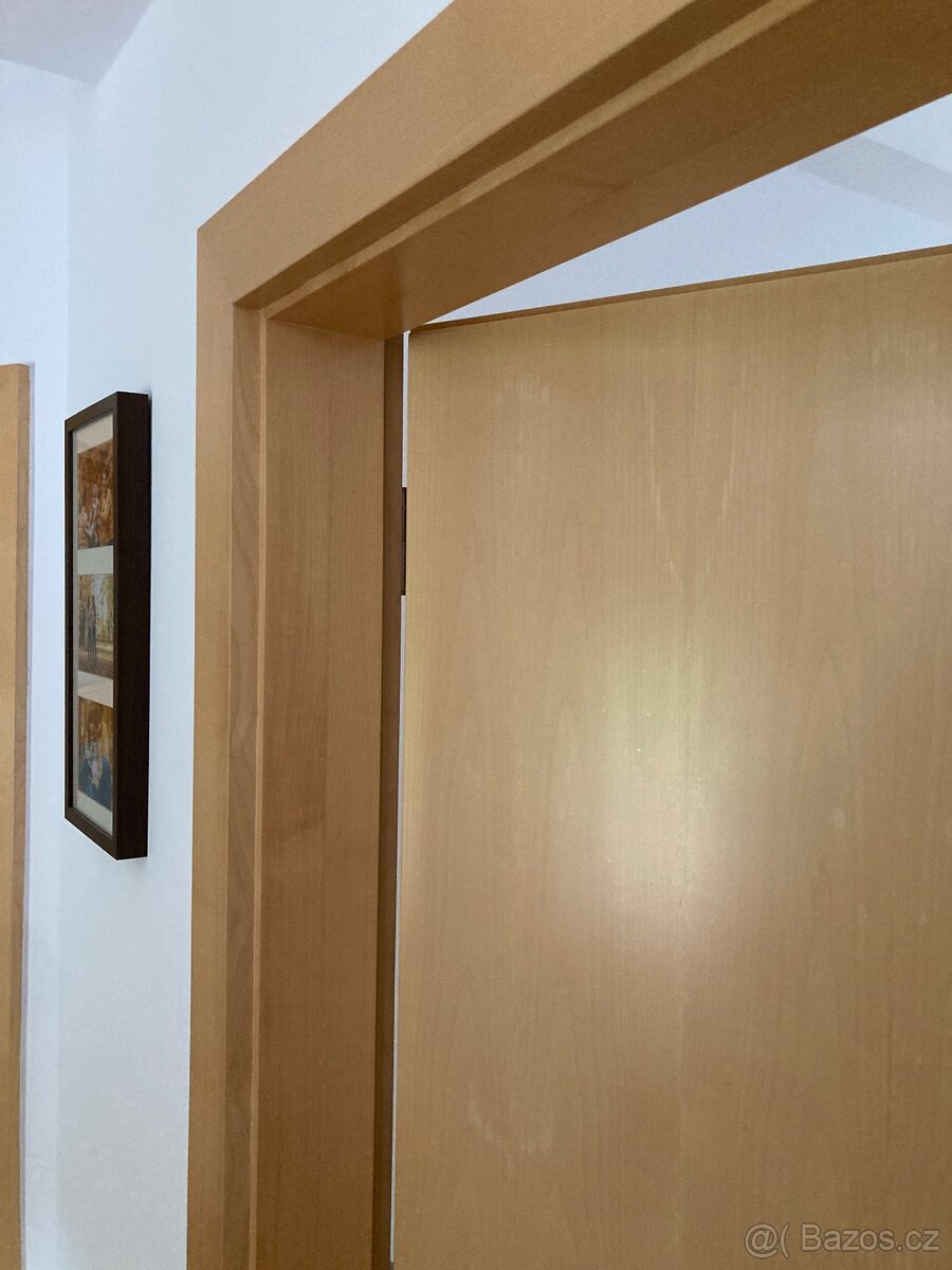 Dřevěné (dýhované) dveře interiér