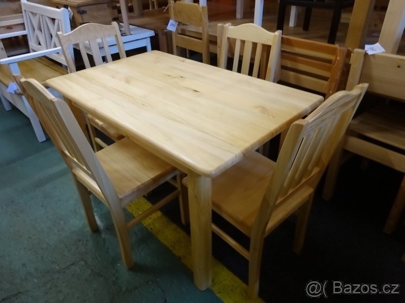 Levný stůl z masivu