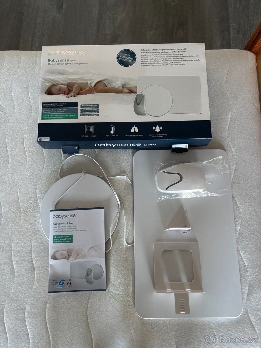 Monitor dechu Babysense  2 pro - Záruka do 4. 2027