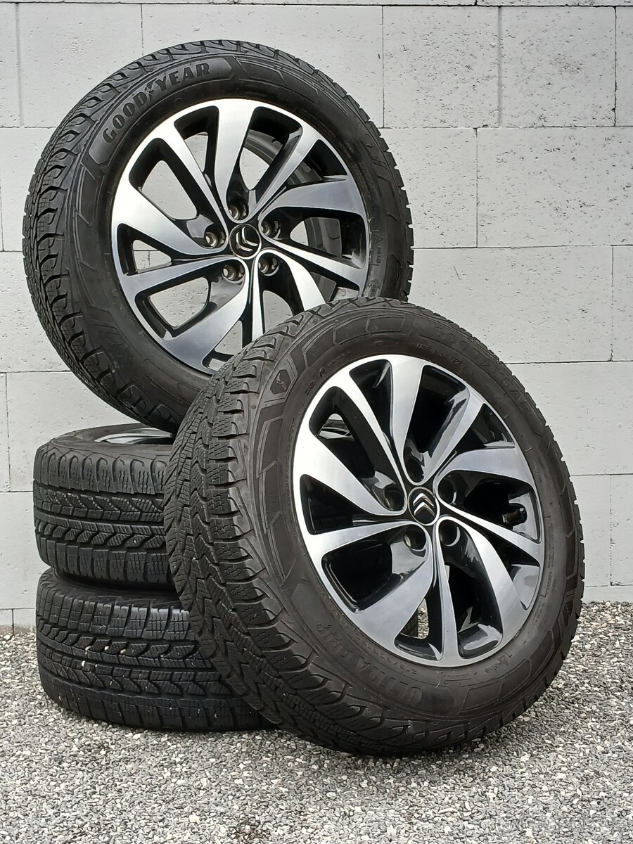 Zimní orig alu Citroën Spacetourer 215/60/17 vzorek 8,5mm