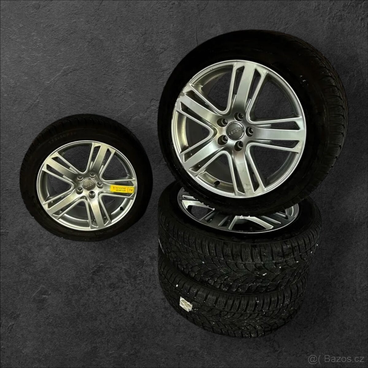 Originální alu kola Audi 5x112 + zimní 225/50r18