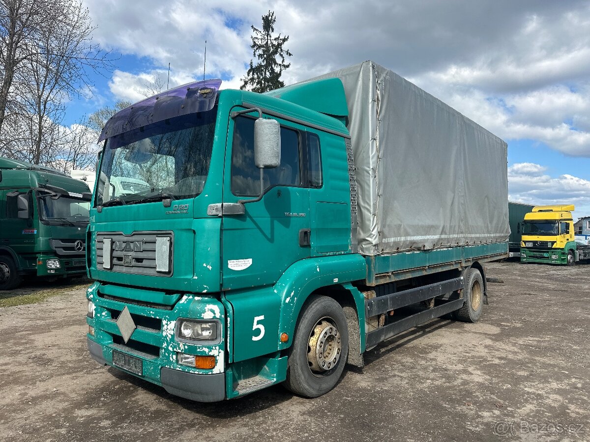 MAN TGA 18.390,EURO 3,Valník