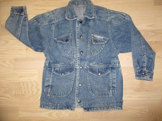 Bunda/sako jeans/džínová 128