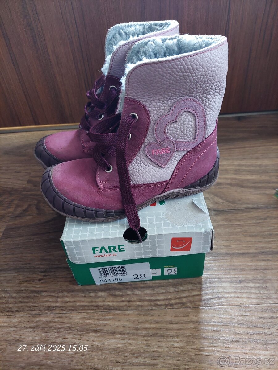 Zimní boty Fare vel.28