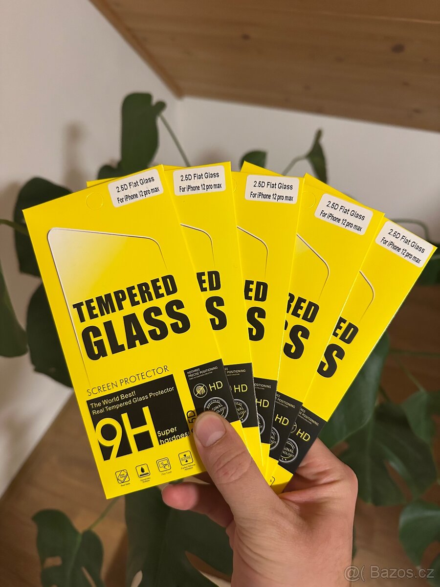 5x Ochranné sklo - iPhone 12 Pro Max