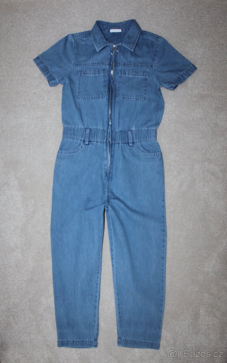Džínový overal / kombinéza Coccodrillo vel. 128
