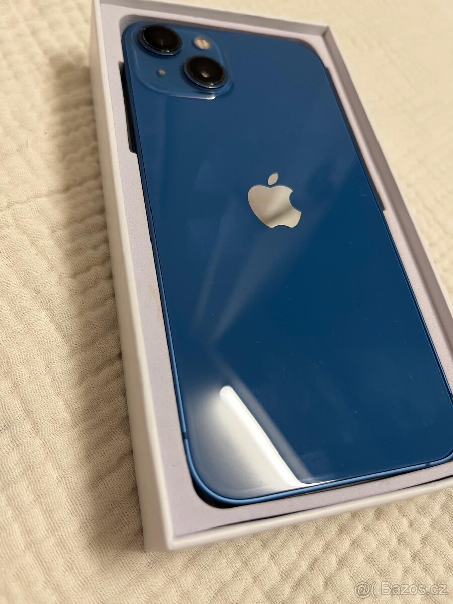 iPhone 13, 128 GB, modrý