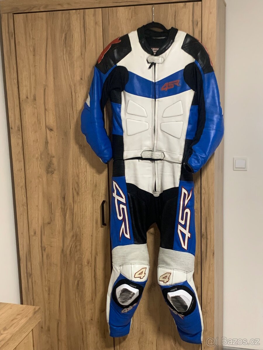 Dvoudílná kožená kombinéza 4SR vel. 50