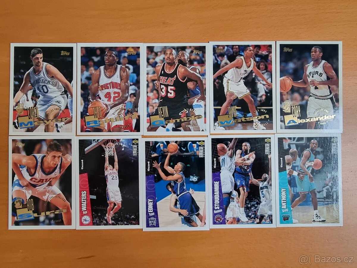 Basketbalový kartičky