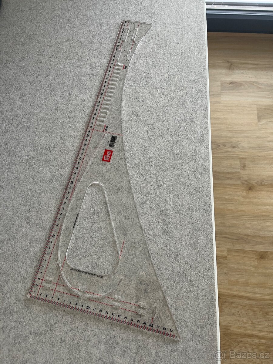 Krejčovský příložník / pravítko Prym délka 60 cm
