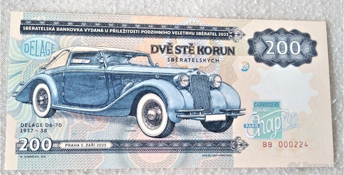 Sběratelská bankovka