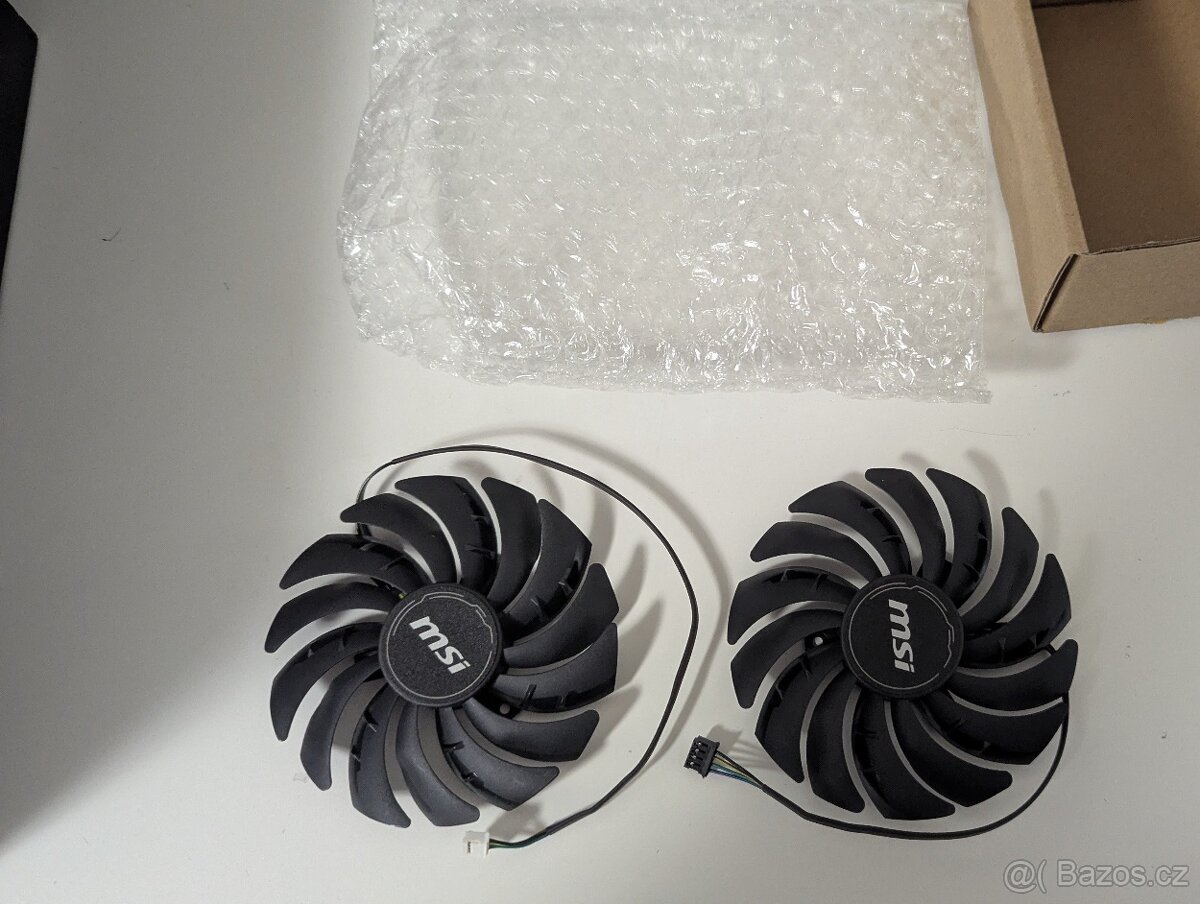 Náhradní ventilátor ke grafické kartě RTX 3070 8GB MSI