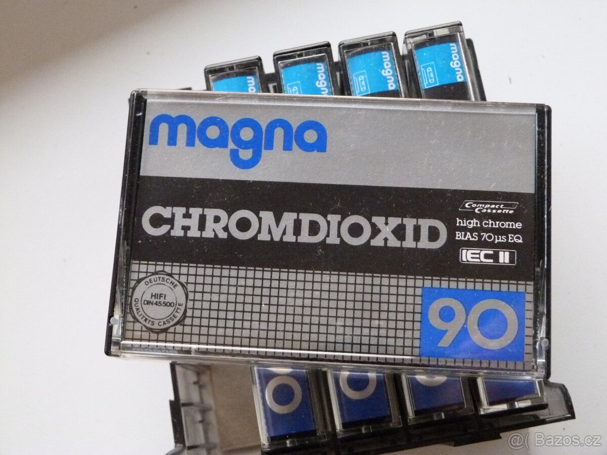 audio kazeta Magna chromdioxid 90