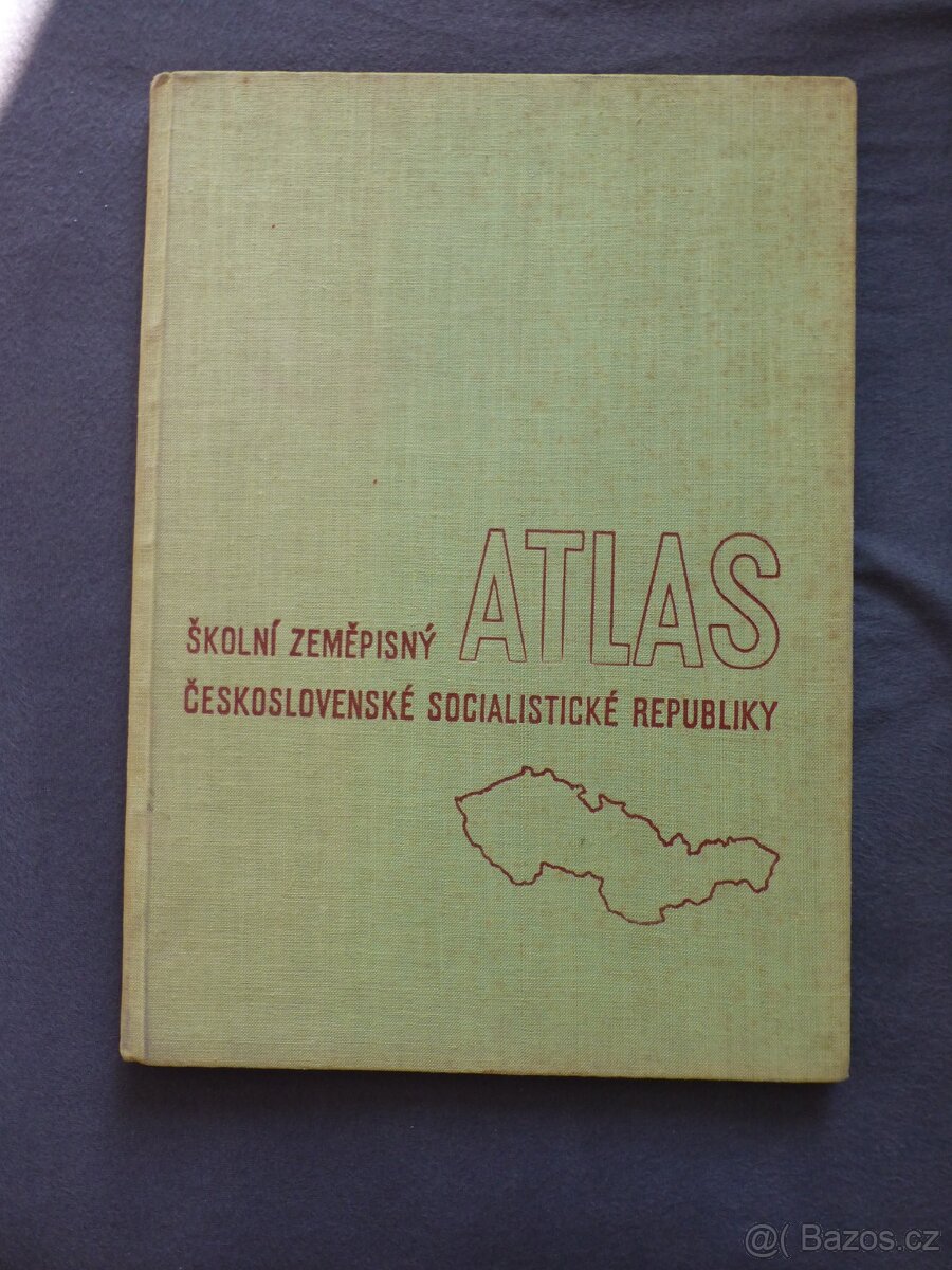 Atlas ČSSR rok 1962 TOP STAV