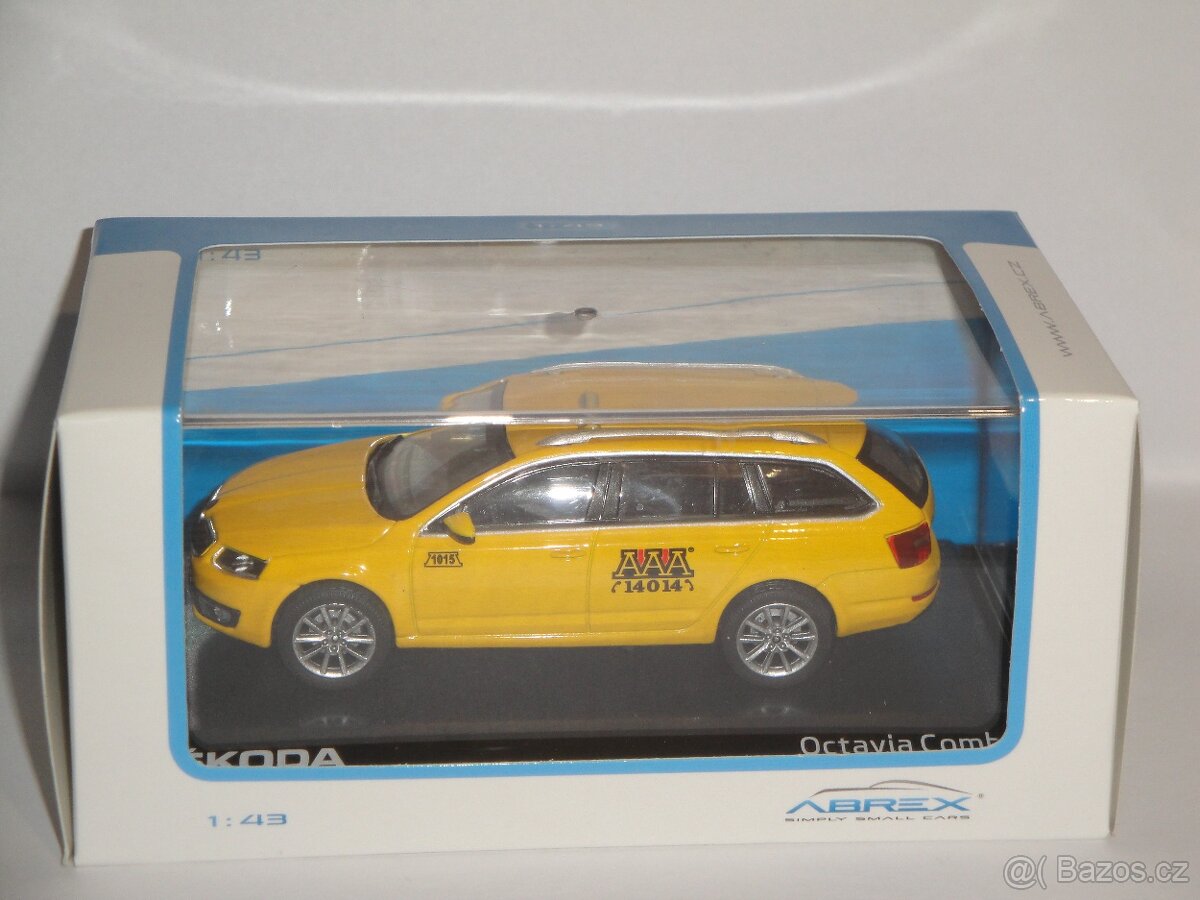 ABREX 1:43 ŠKODA Octavia AAA Taxi