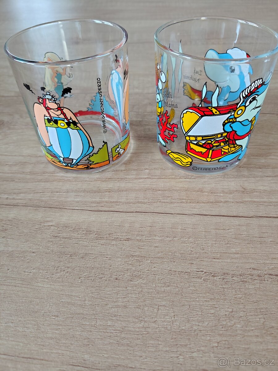 Skleničky Ferrero kinder 1995