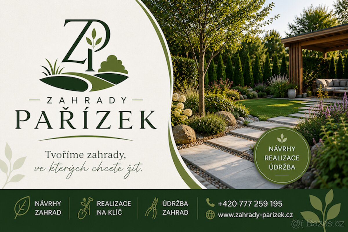 Pomocné zahradnické práce Olomouc – 200 Kč/hod