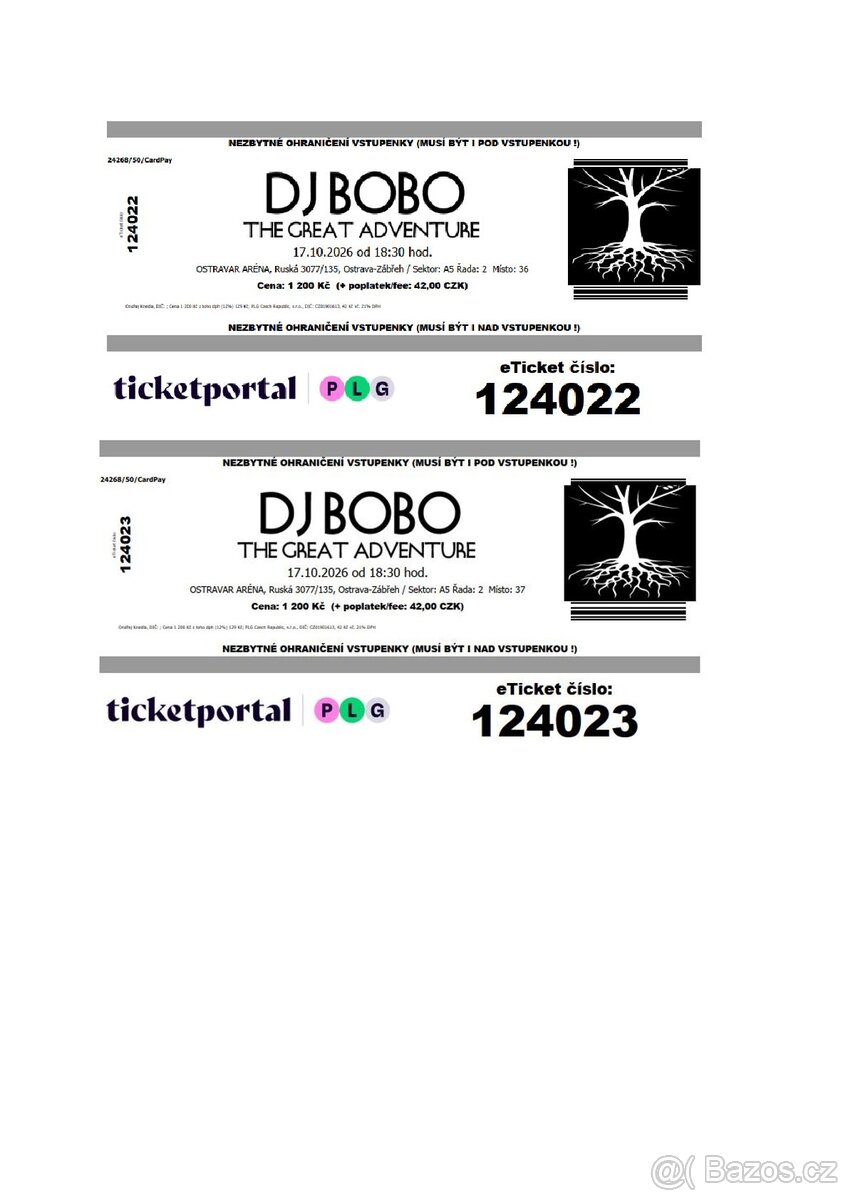 Vstupenky na DJ BOBO v Ostravě