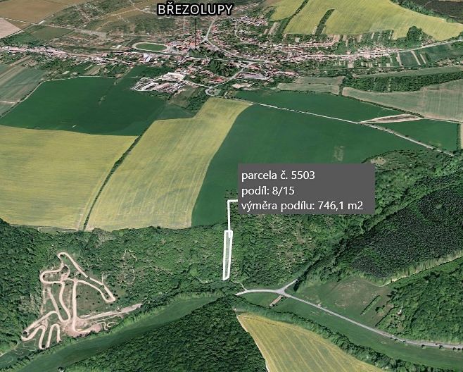 Prodej pole, 1399 m², Uherské Hradiště