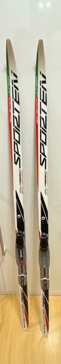 Běžecké lyže SPORTEN Classic 152cm + vázání Rottefella + vak