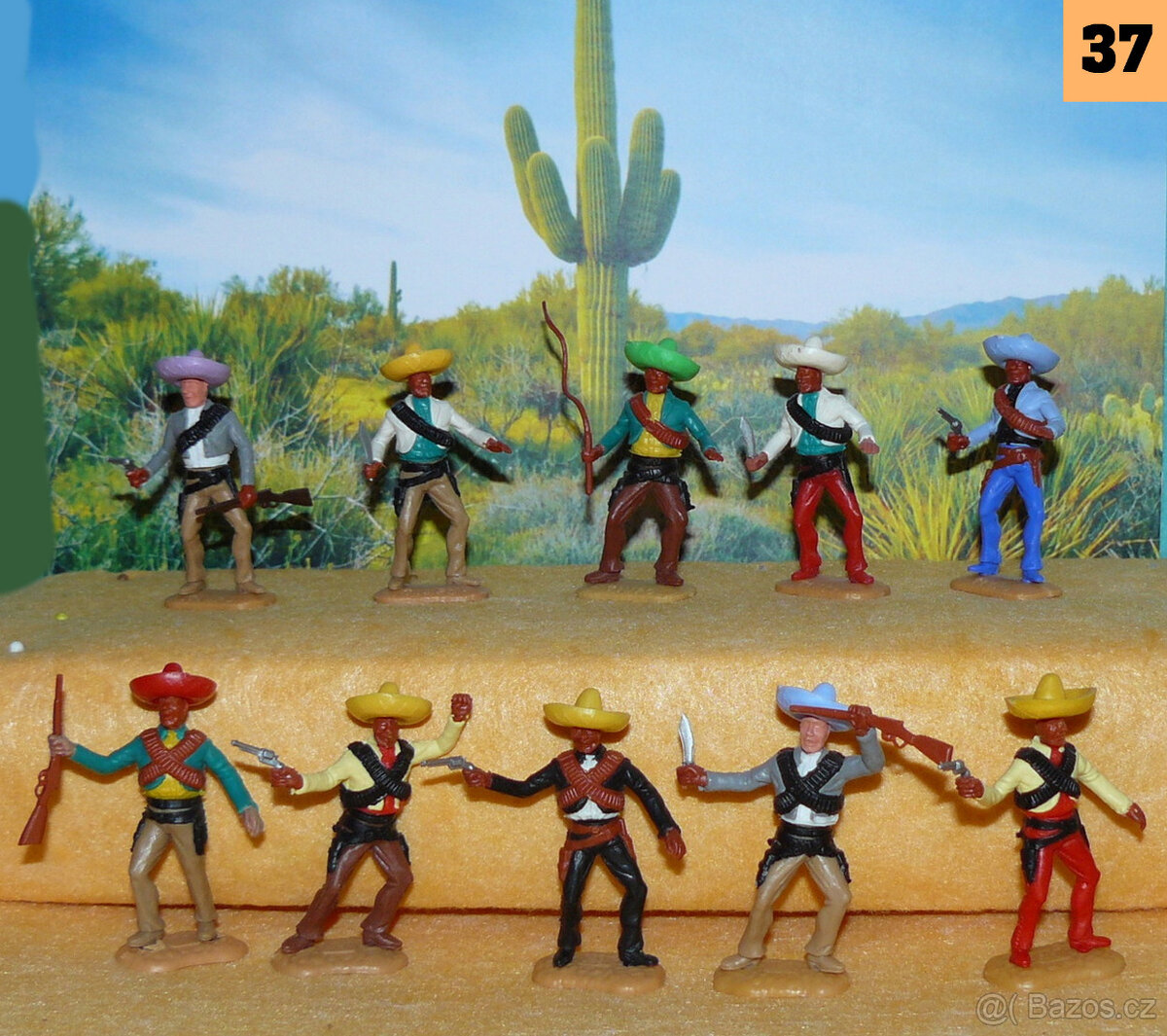 ( 37 ) Timpo Toys originál figurky : Mexičani