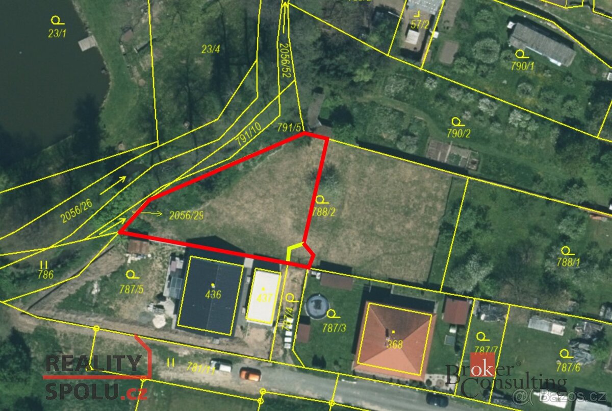 Prodej, pozemky/bydlení, 572 m2, 33441 Vstiš, Plzeň-jih [ID