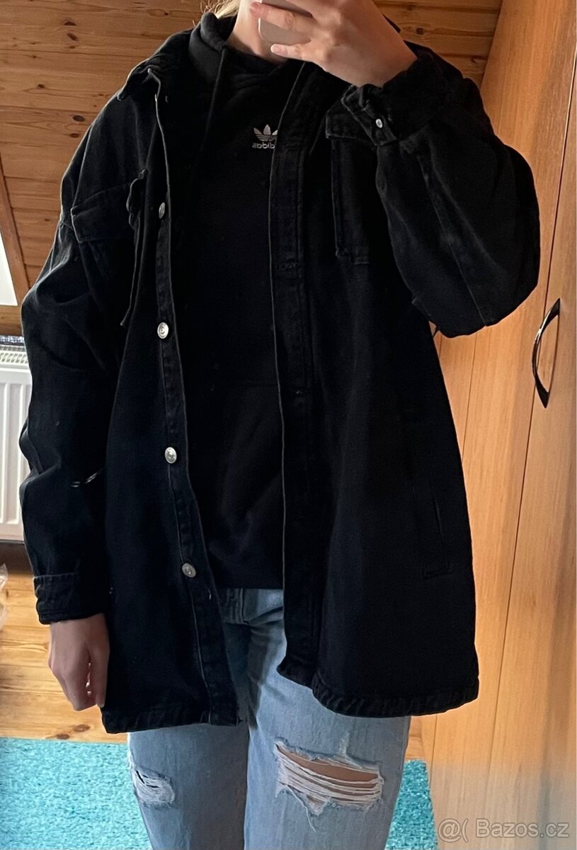 Oversized džínová bunda